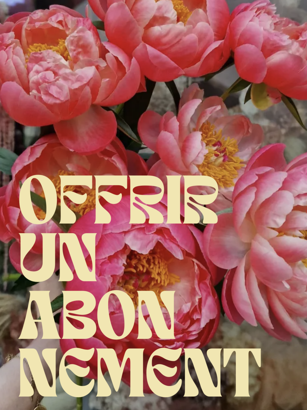 Bon cadeau abonnement - Le Bazar à Pétales