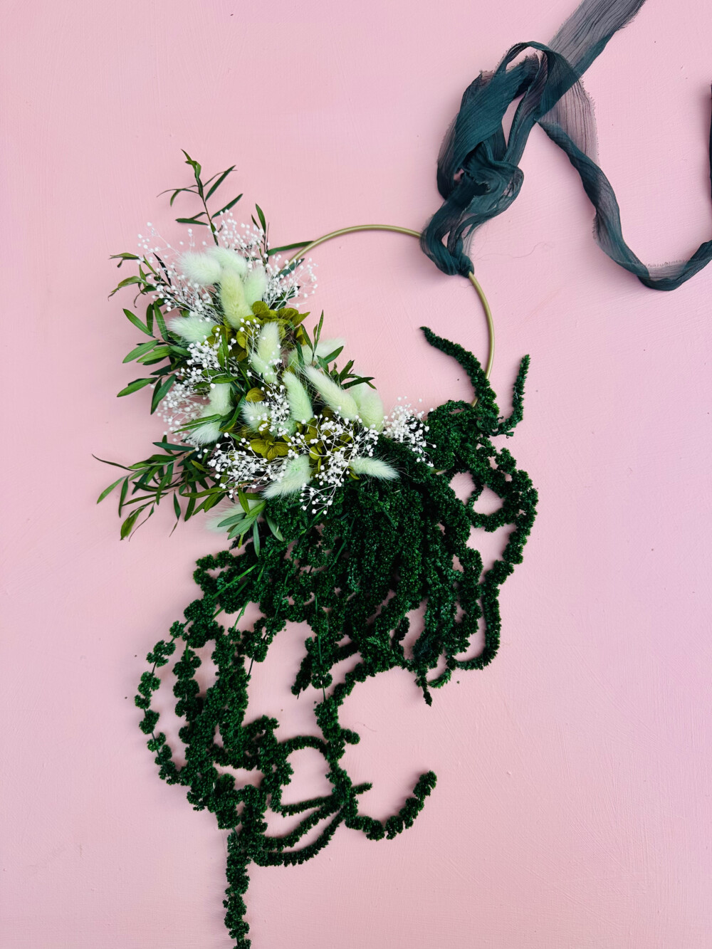 couronne de fleurs séchées fleuriste bouquets rennes