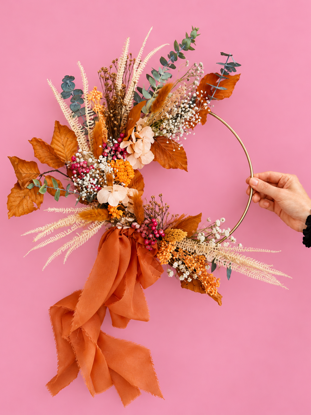 atelier couronne bouquet fleurs séchées fleuriste rennes atelier formation reconversion fleuriste decoratrice evjf
