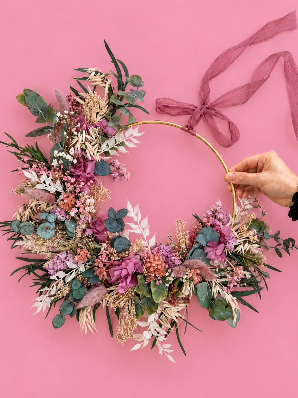 atelier couronne bouquet fleurs séchées fleuriste rennes atelier formation reconversion fleuriste decoratrice evjf formation florale cap