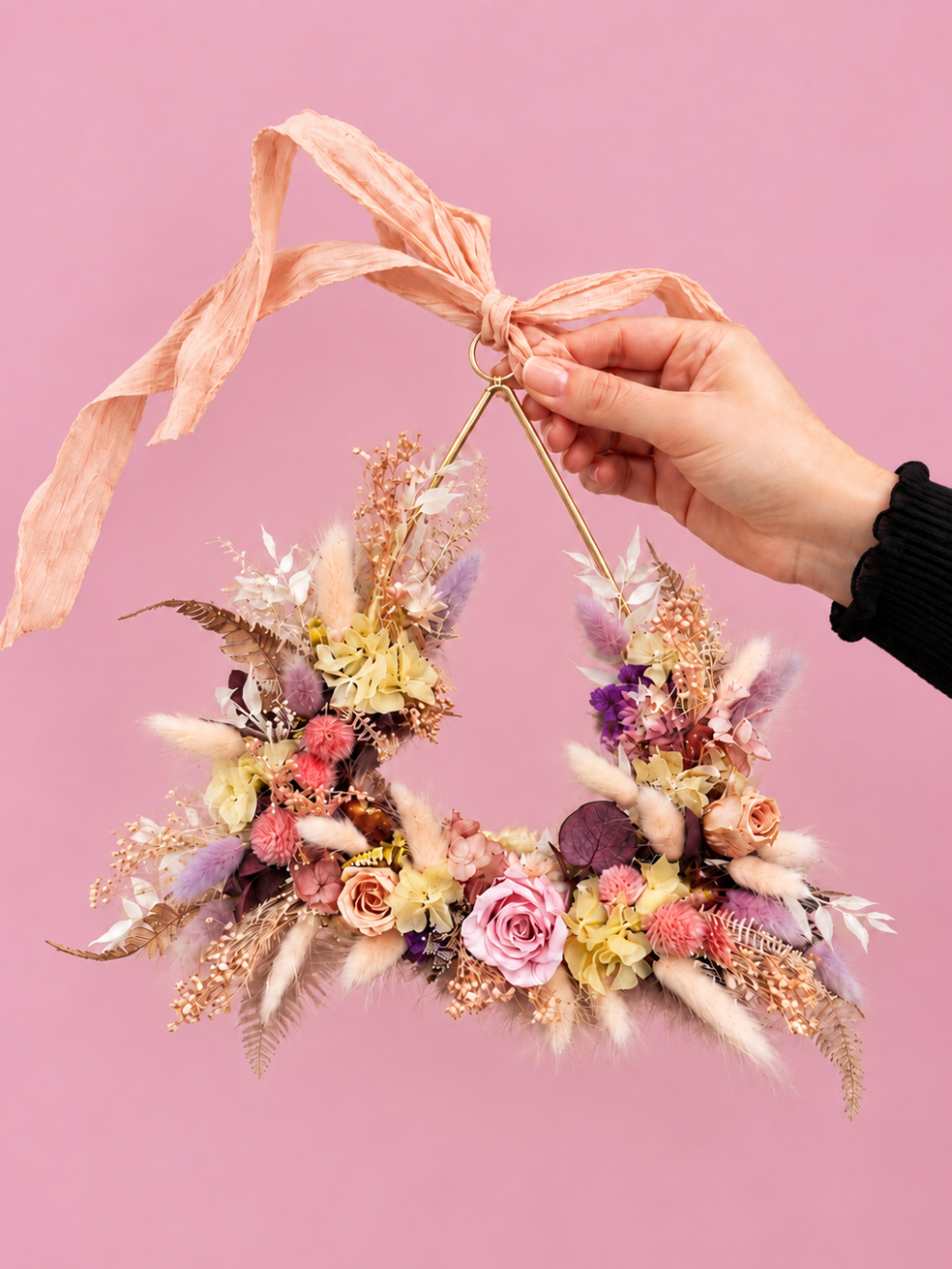 couronne fleurs séchées fleuriste rennes mariage deuil evenementiel reconversion fleuriste MARIAGE fleuriste rennes bretagne deuil pro abonnement floral